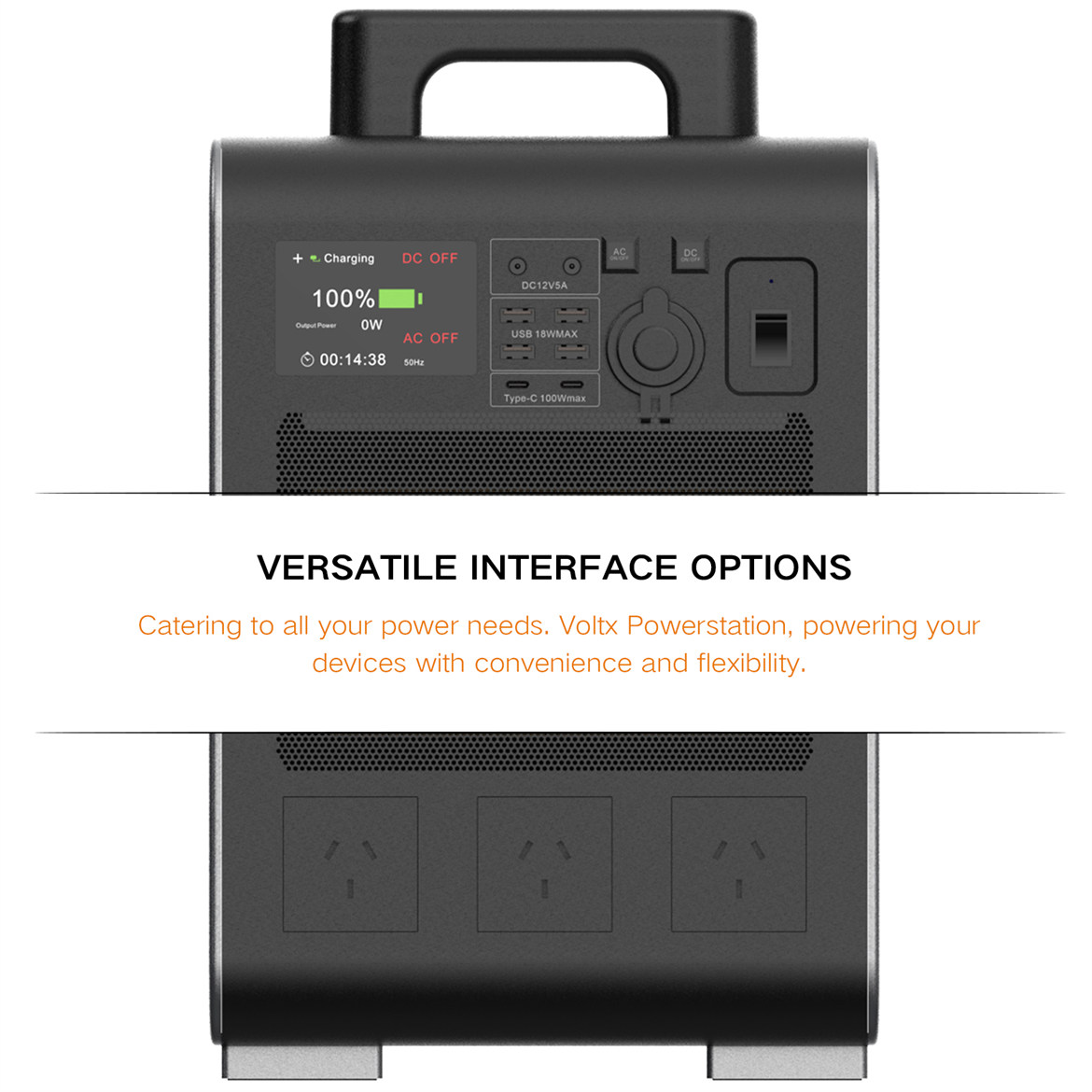 VoltX 3000W 3072Wh Portable Power Station Outbax